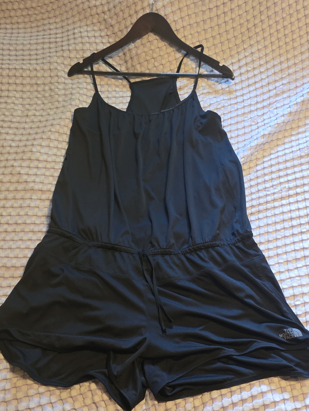 The North Face Black Sleeveless Drawstring Romper XL
